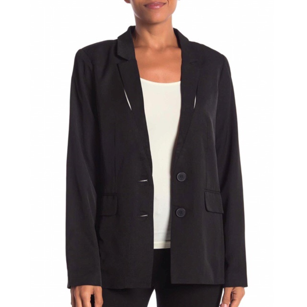 LUSH split detailed blazer
